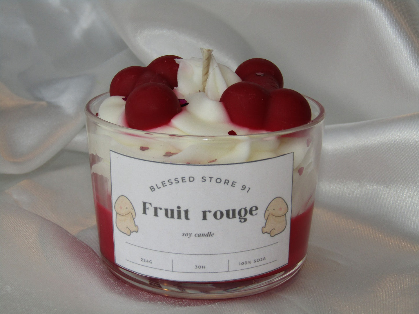 Bougie zezette Fruits Rouges