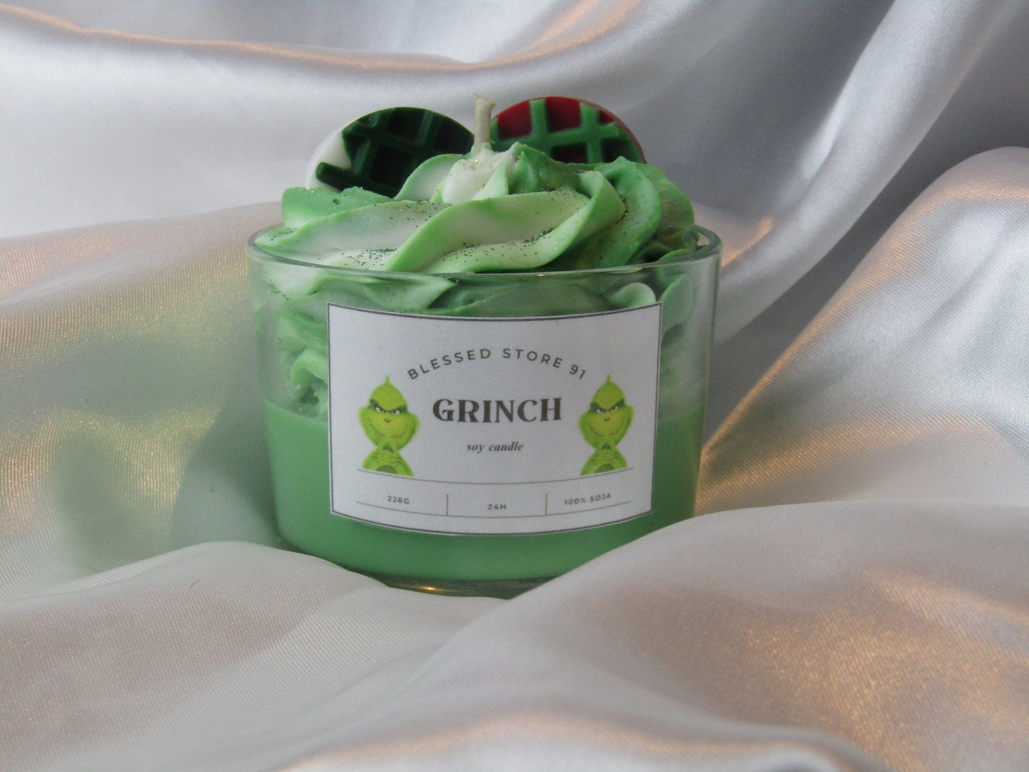 Bougie moyenne grinch