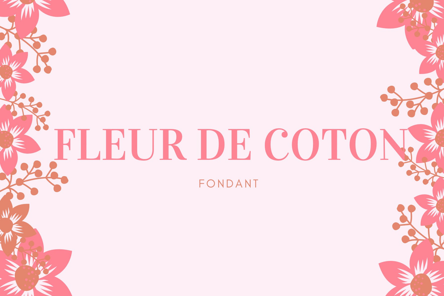 Fondant Fleur de coton