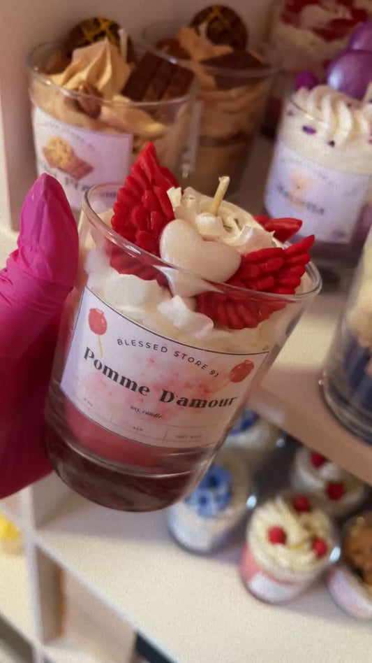Bougie grande Pomme d’amour